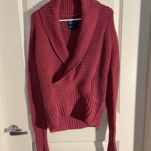 Pink Cable Knit Sweater